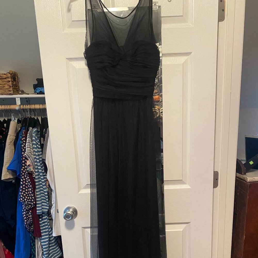 Amsale Bridesmaid Dress in style G856U black